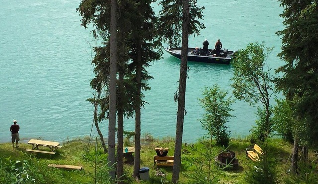 Pristine Private Kenai River Front Property With An Eagle's Nest 360 Degree View