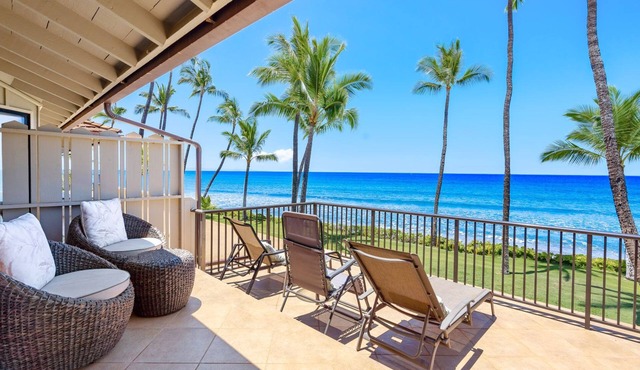 Puamana 2403: Gorgeous 3BR Oceanfront Townhome. Big Extended Stay Discounts!