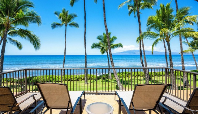 Puamana Retreat by Gather: Oceanfront 3BR w/Lanai & Resort Amenities in Lahain