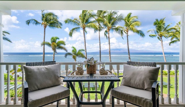 Relaxing Oceanfront Studio at Lahaina Shores