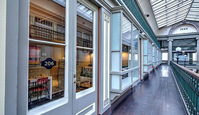 Revitalized Historic Mall Featuring Chic Micro Lofts for Modern Living