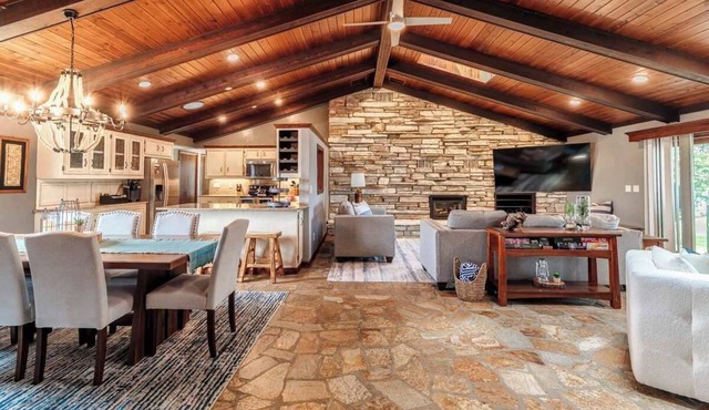 Riverfront Home | Dock Access + Fire Pit