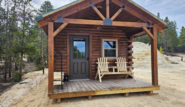Rustic Off-Grid Mountain Cabin