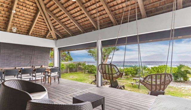 Shoreline Getaway Spacious 3BR Villa in Moorea