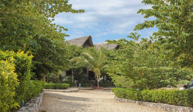 Spacious bungalow in enchanting Paje, Zanzibar with WiFi, AC, fitness room