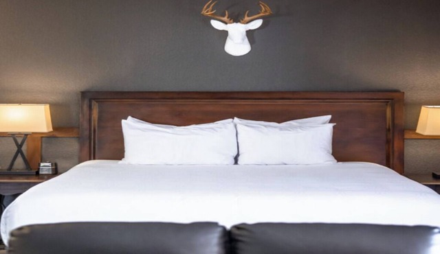 Stylish Retreat King Suite w/Balcony | 4 mi to Discovering Cascade Caverns