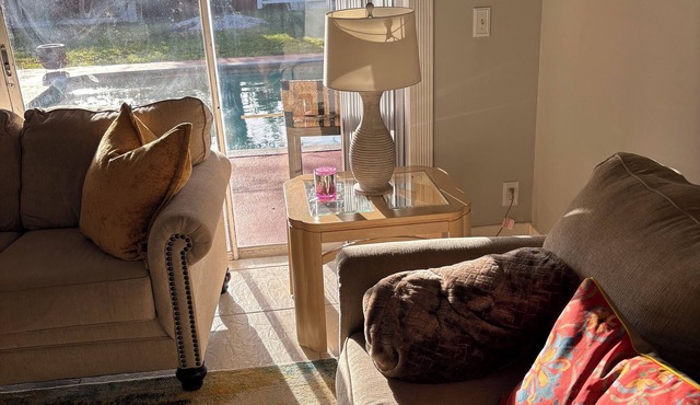 Tranquility meets Fun, a home away from home.10 minutes from Deerfield Beach.