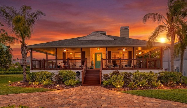 Waterfront key west style Coastal retreat/Near Beaches & Ellenton Outlets